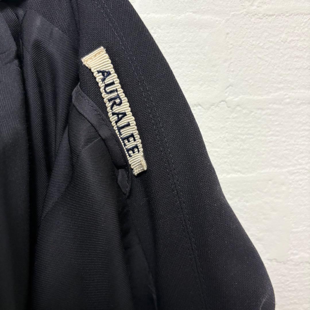 ジャケット・アウター AURALEE HARDTWIST WOOL DOBBY HALF COAT 4