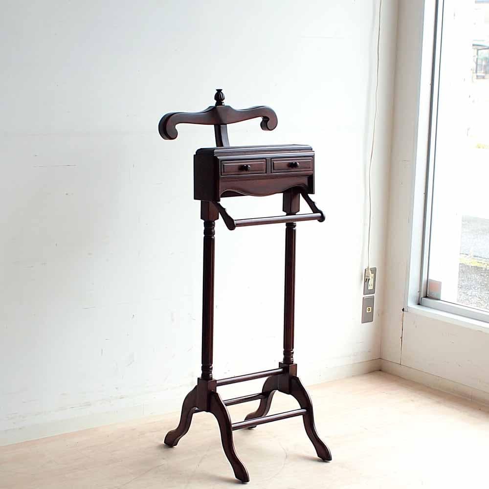 マホガニー材 ハンガースタンド ZR24370