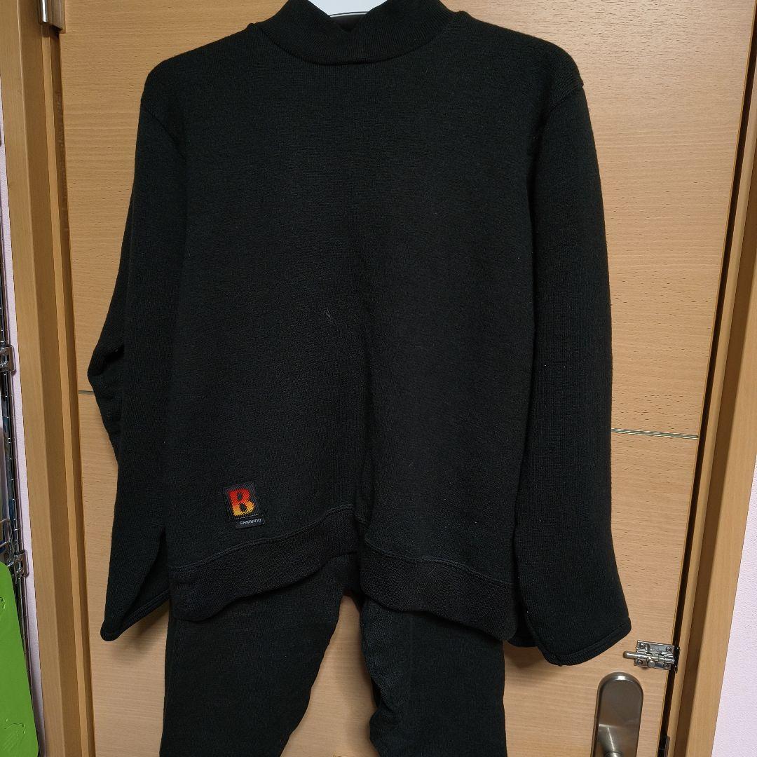 SHIMANO ブレスハイパー＋℃ストレッチアンダーシャツ＋タイツ超極厚 L×2