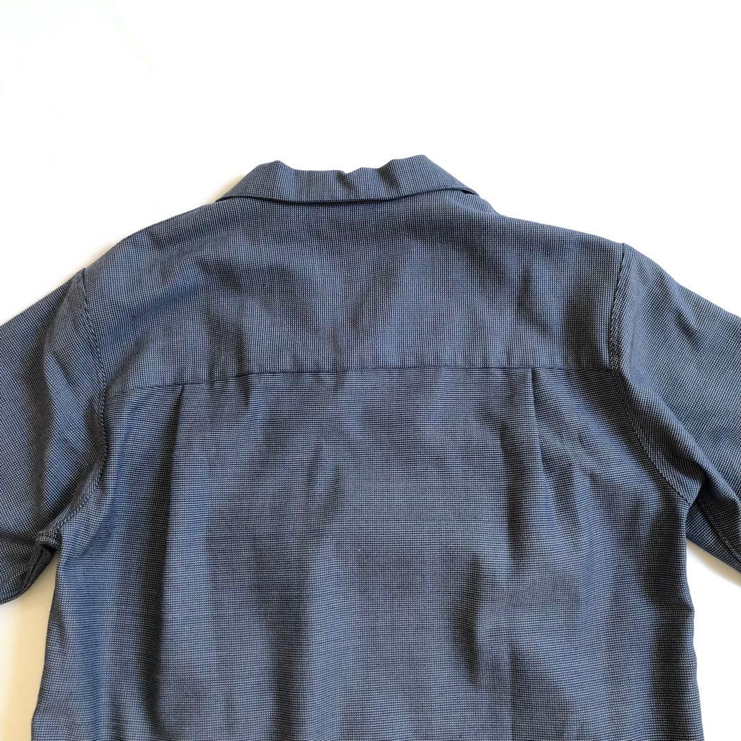 Steven Alan T/Wドビー ボックス キャンプカラー シャツ ボールド