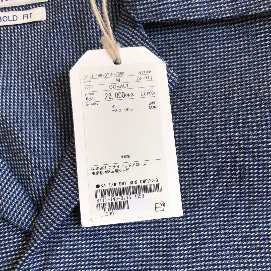 Steven Alan T/Wドビー ボックス キャンプカラー シャツ ボールド