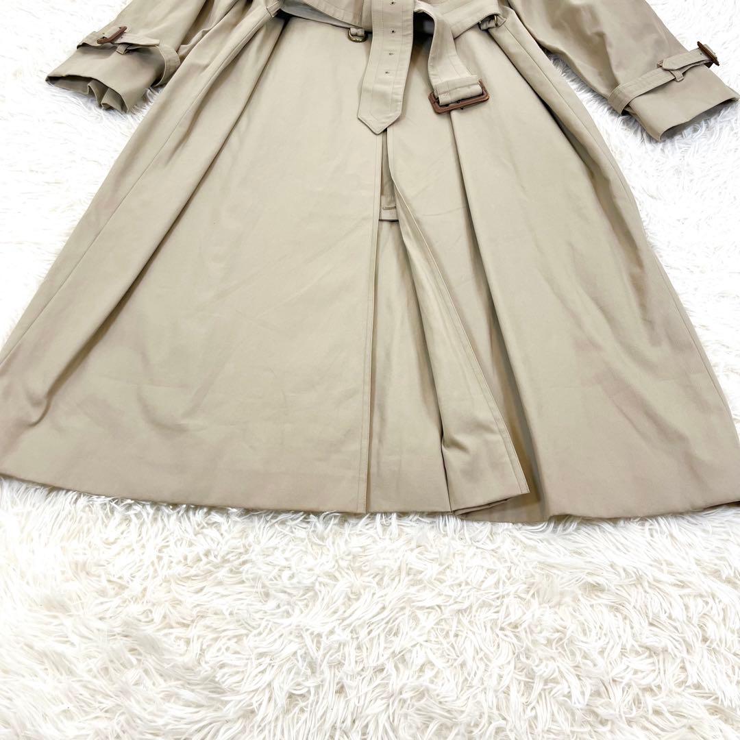 アクアスキュータム 高級 トレンチコート ロング 【8】 大きいサイズ ベージュ