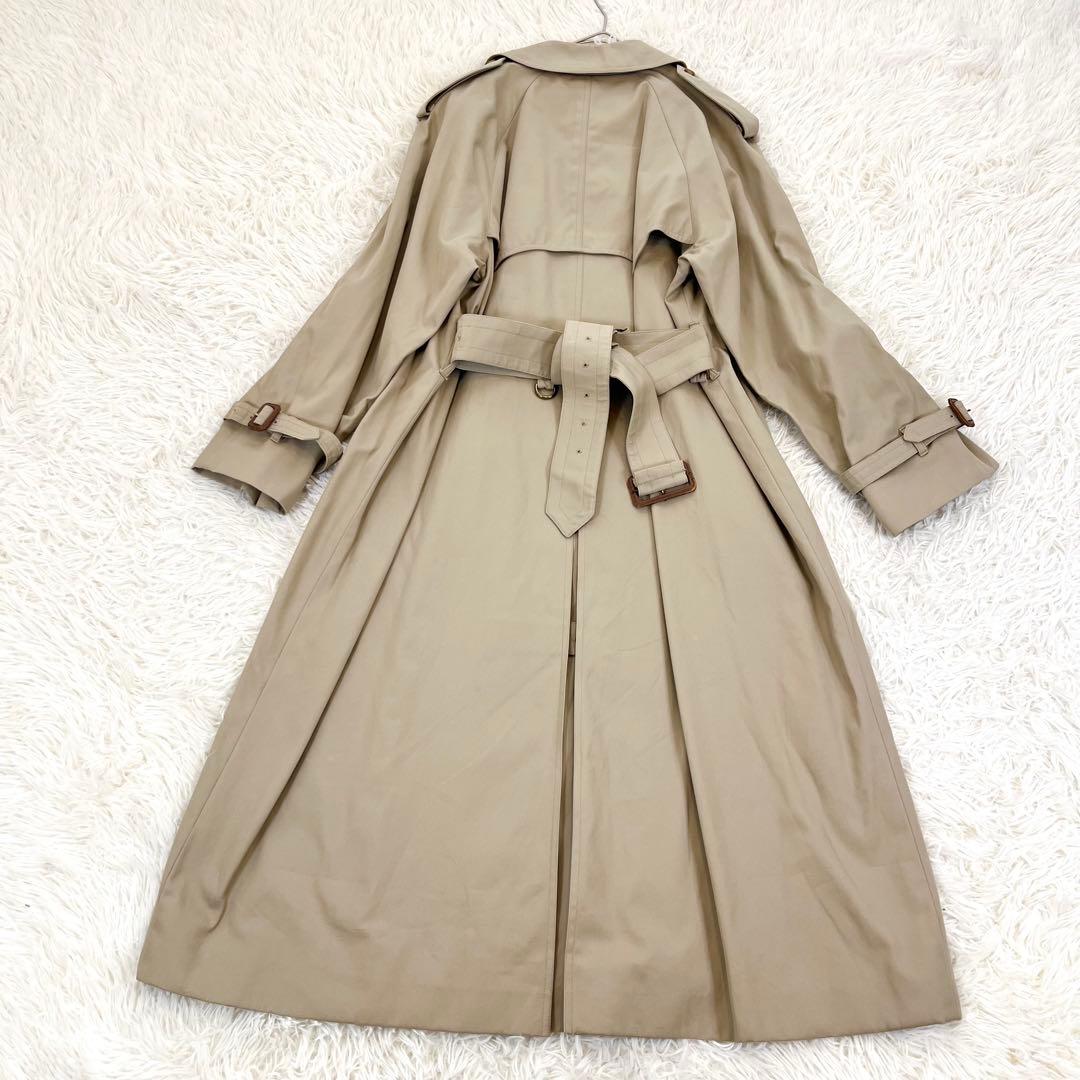 アクアスキュータム 高級 トレンチコート ロング 【8】 大きいサイズ ベージュ
