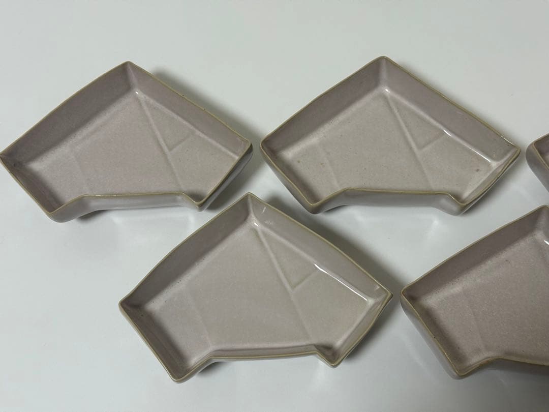 【未使用品】萩焼　萩結び向付　新庄貞嗣