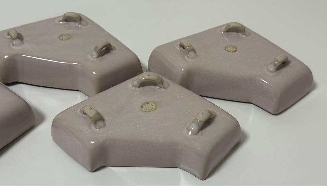 【未使用品】萩焼　萩結び向付　新庄貞嗣