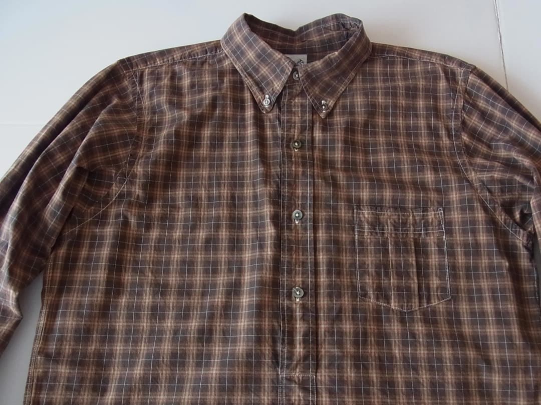 THE CORONA UTILITY／プルオーバーチェックB.Dシャツ コロナ