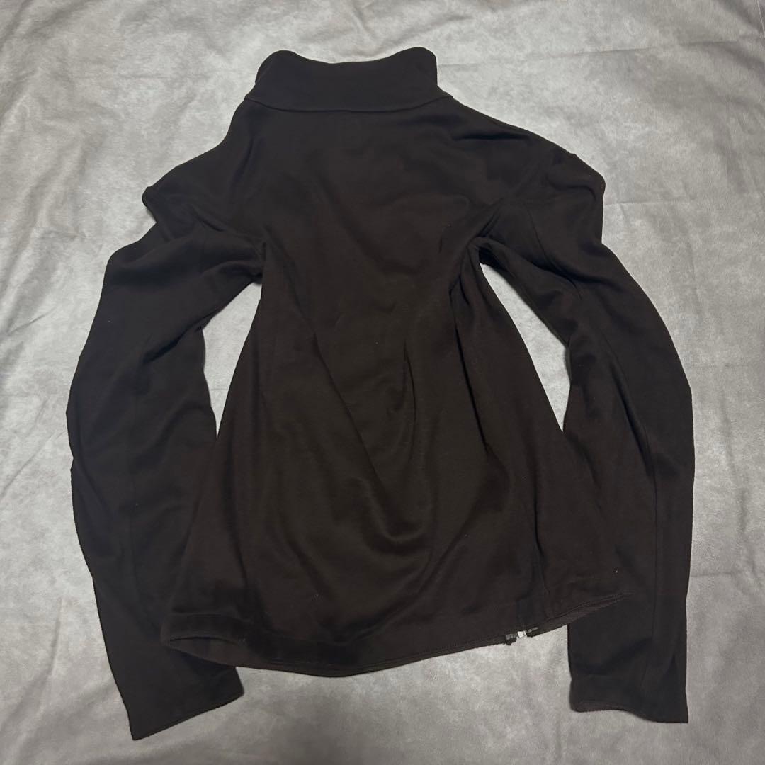 トップス 00s PPFM double zip long sleeve y2k