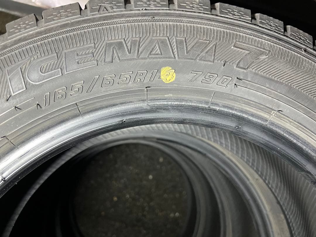 2022年製 スタッドレス 165/65R14 グッドイヤー アイスナビ7 4本
