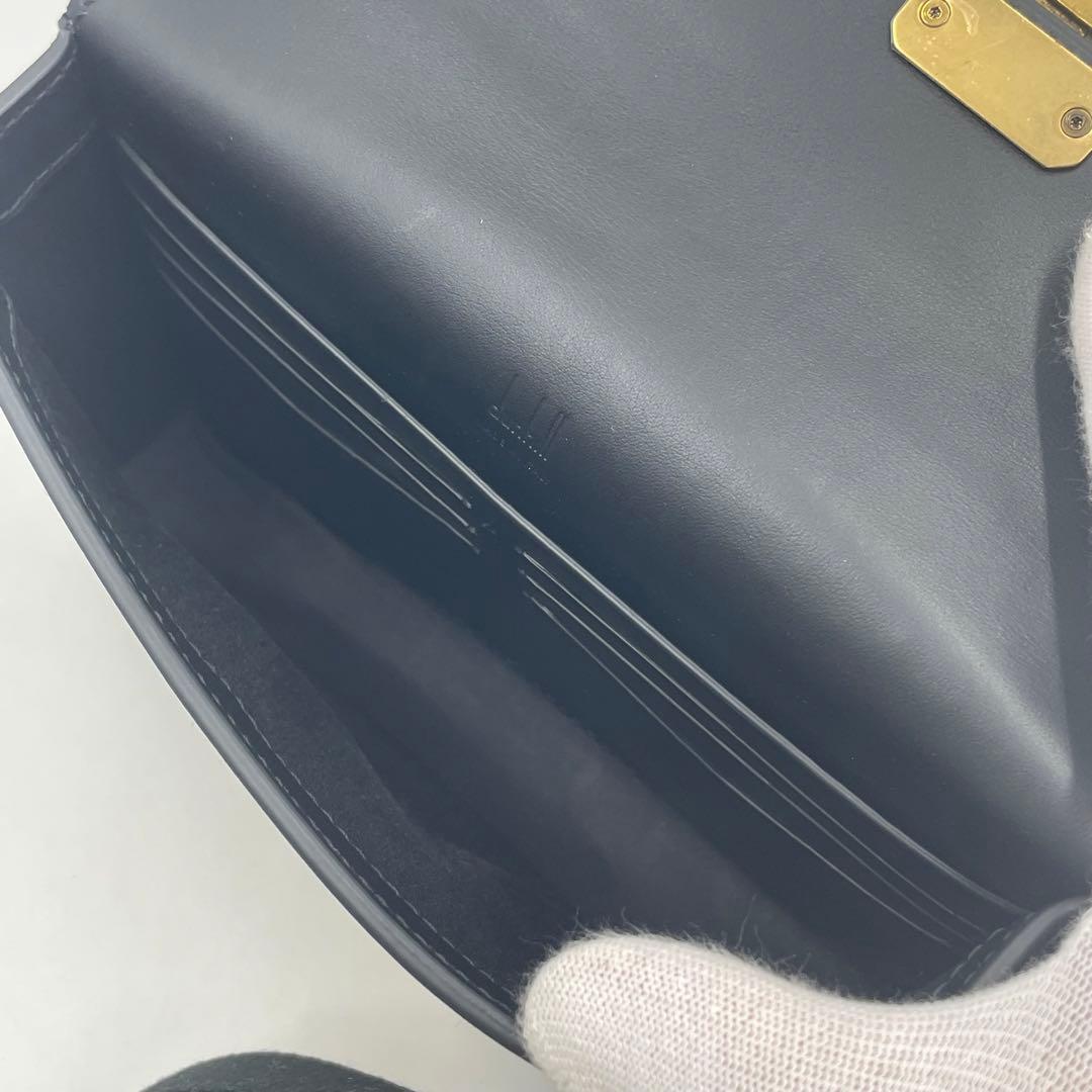 【美品】dunhill ダンヒル ロックバック ボディバッグ ベルトバッグ 黒