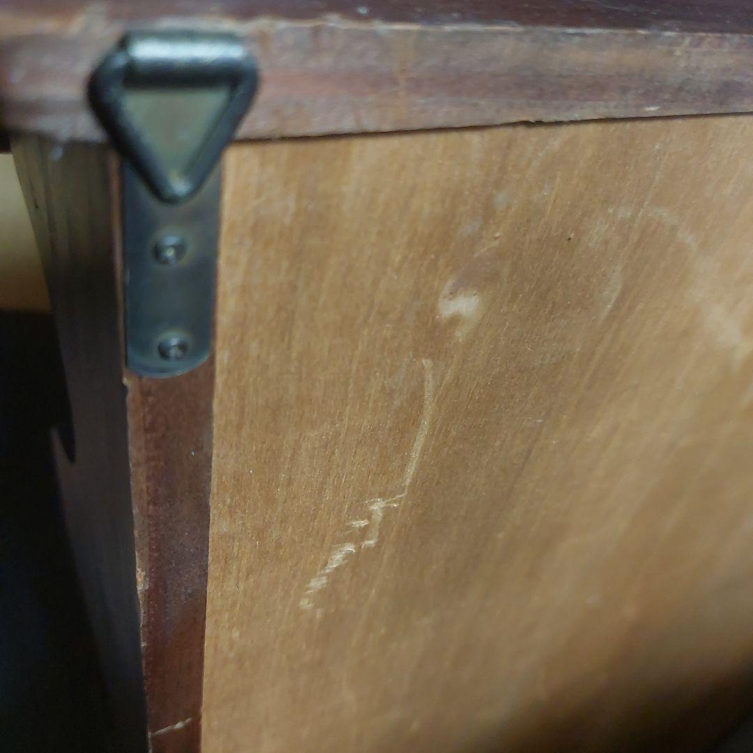 ★骨董品　アンティーク木製ラック 4段 茶色