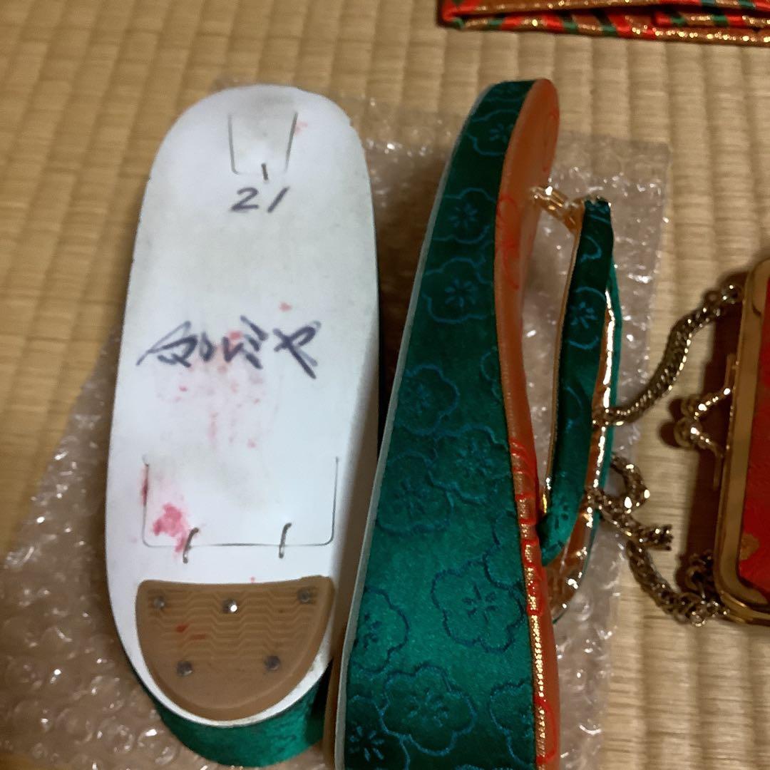 七五三七歳フルセット　帯幅19センチ　　草履21センチ