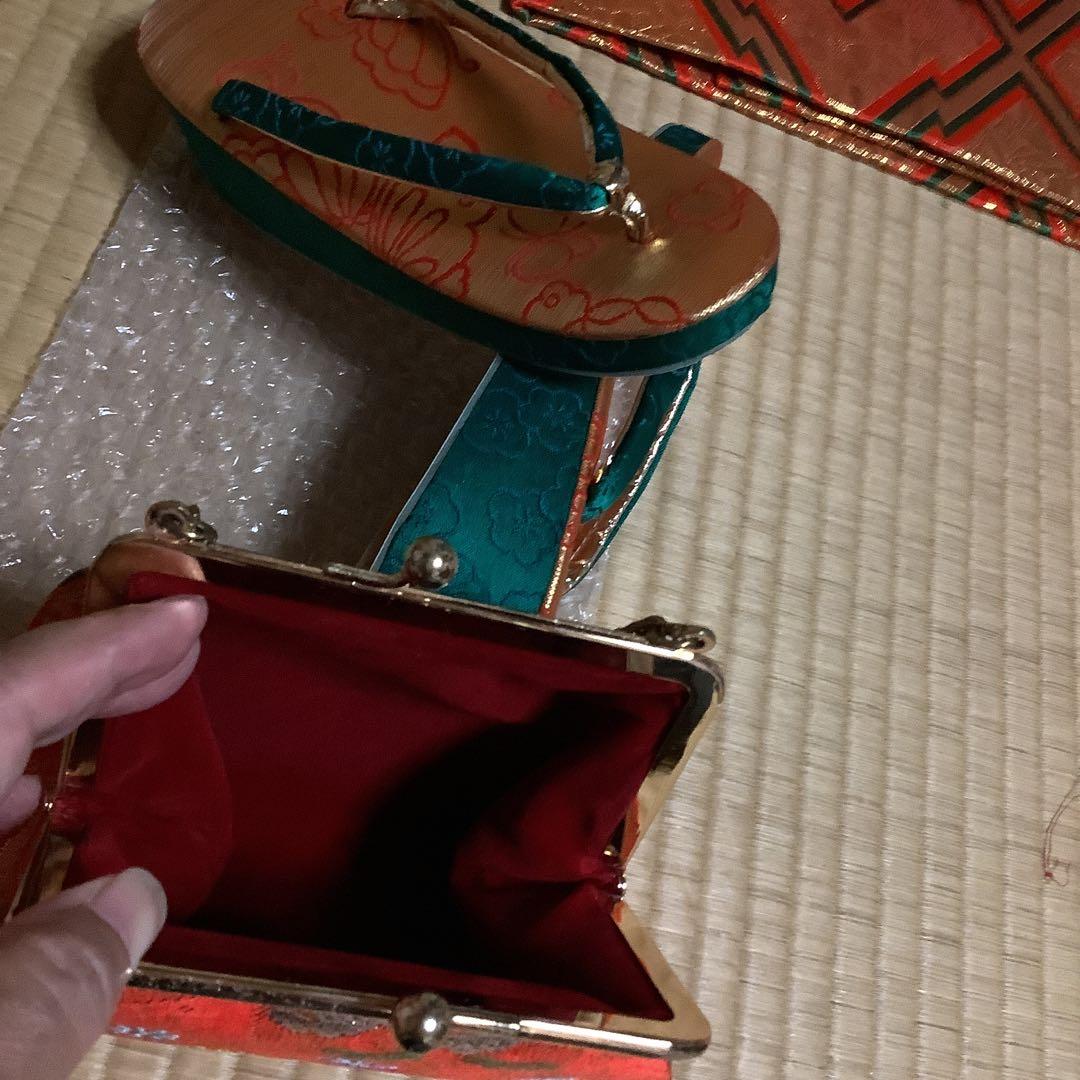 七五三七歳フルセット　帯幅19センチ　　草履21センチ