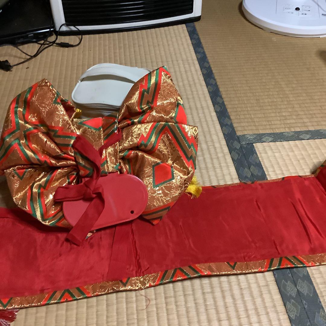 七五三七歳フルセット　帯幅19センチ　　草履21センチ