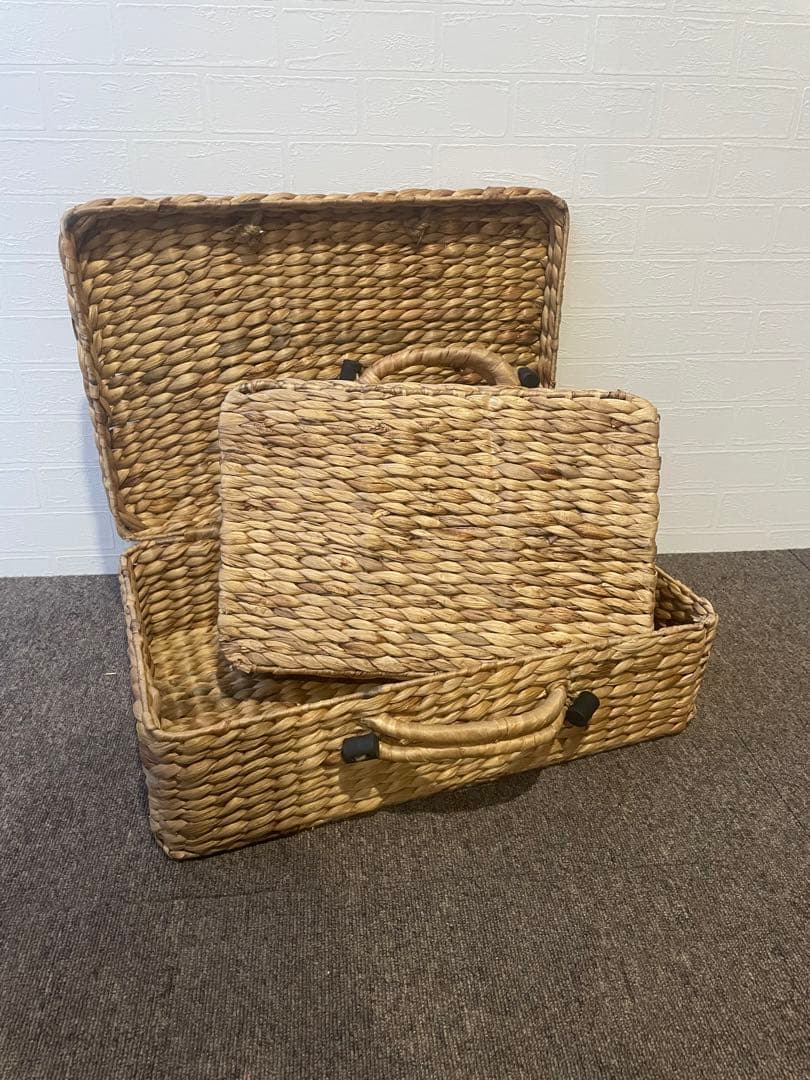 バスケットトランク大小セット