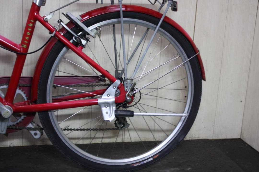 ビアンキ PRIMAVERA 26型アルミ シマノ8速 410mm クロスバイク