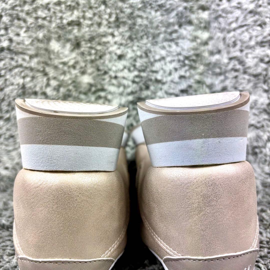 美品✨ノーネーム スピード ベージュ ゴールド 厚底 スニーカー 37 23.5