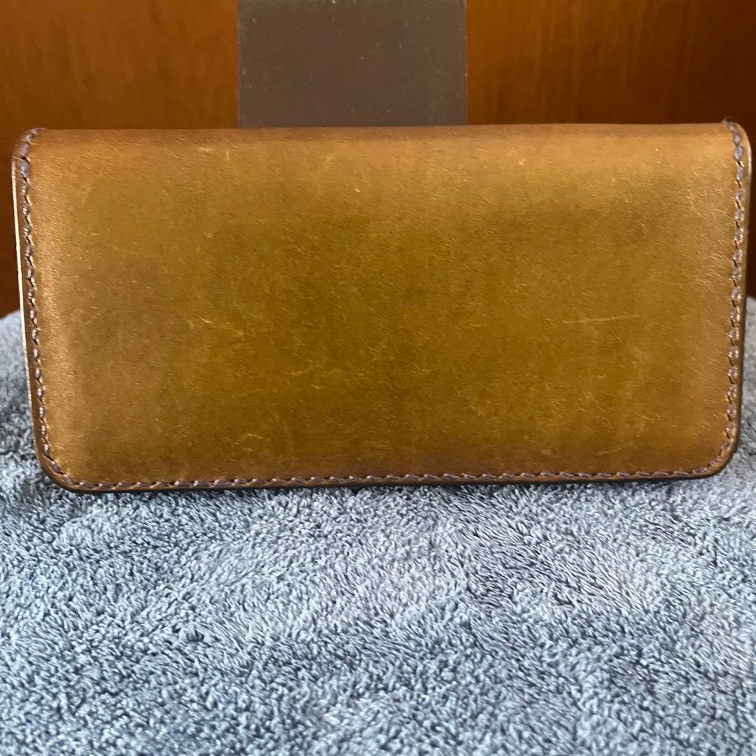 【美品】No.496 レザー ノームコア　ロング トラッカーウォレット
