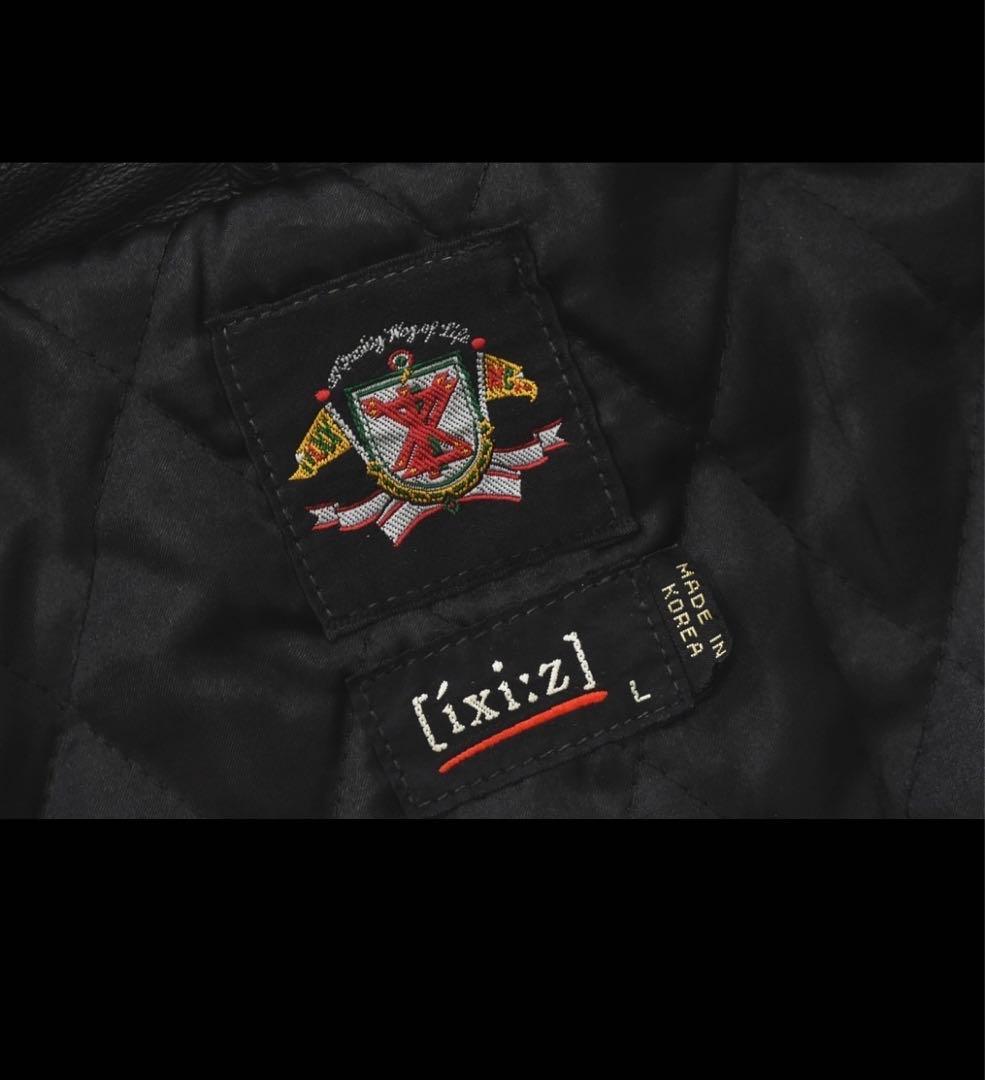 レザージャケット　ボックスシルエット　レザー　古着