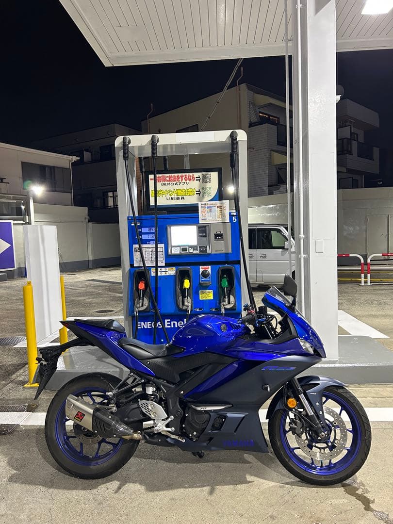 YZF R25 R6風アッパーカウル＋純正スクリーン