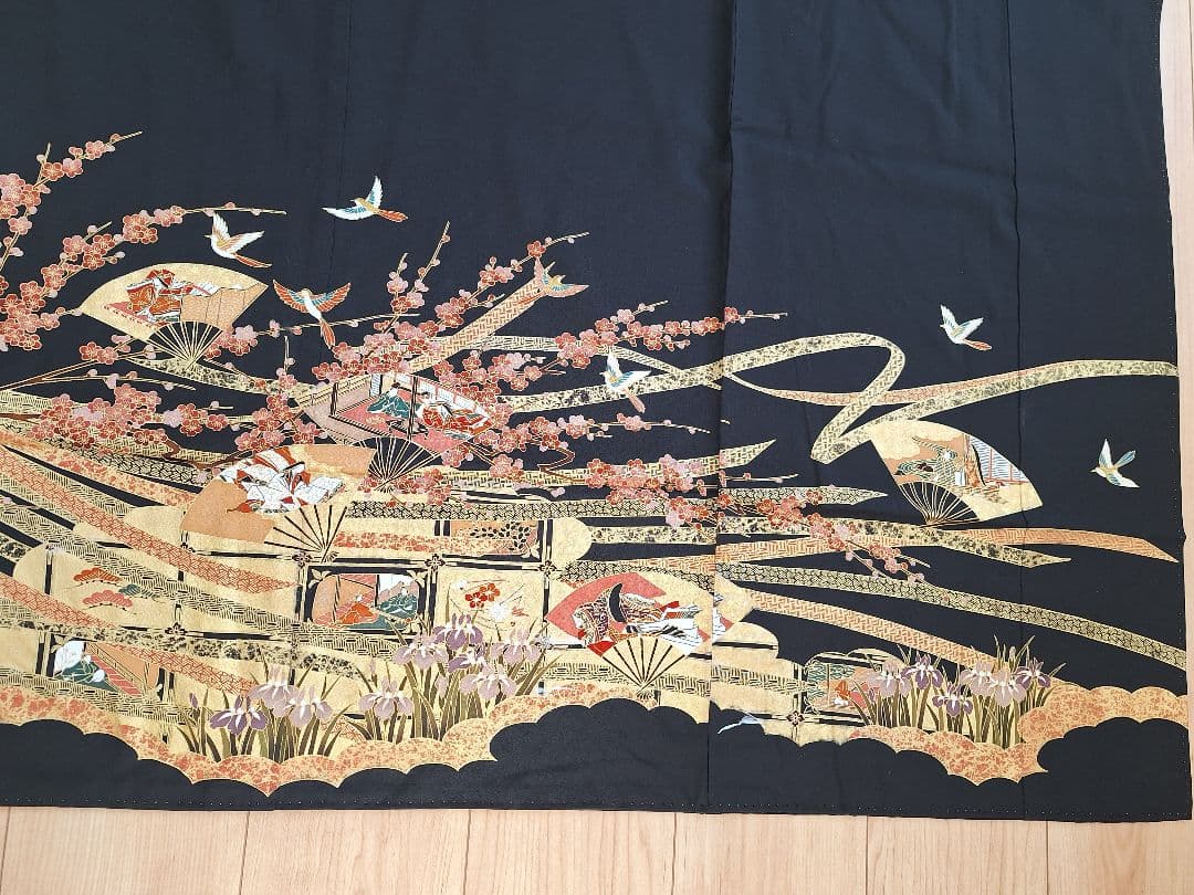 着物リメイクワンピース3702