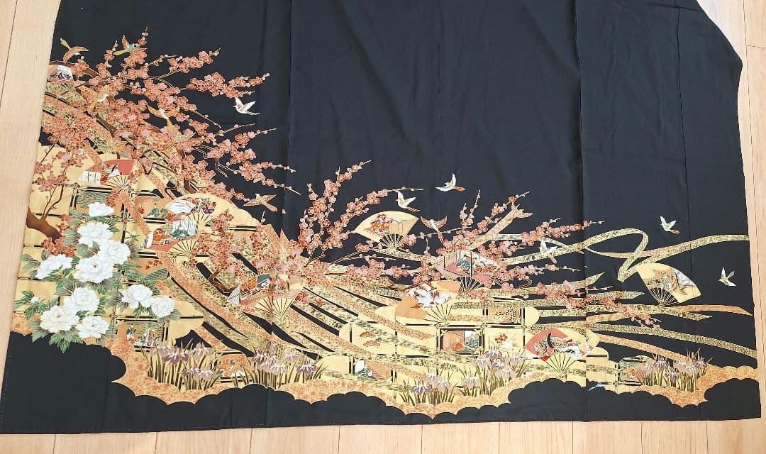 着物リメイクワンピース3702