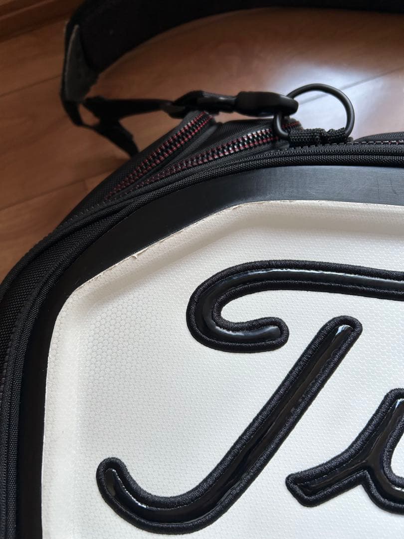 タイトリスト キャディバッグ ツアーモデル TB7SF9 黒赤