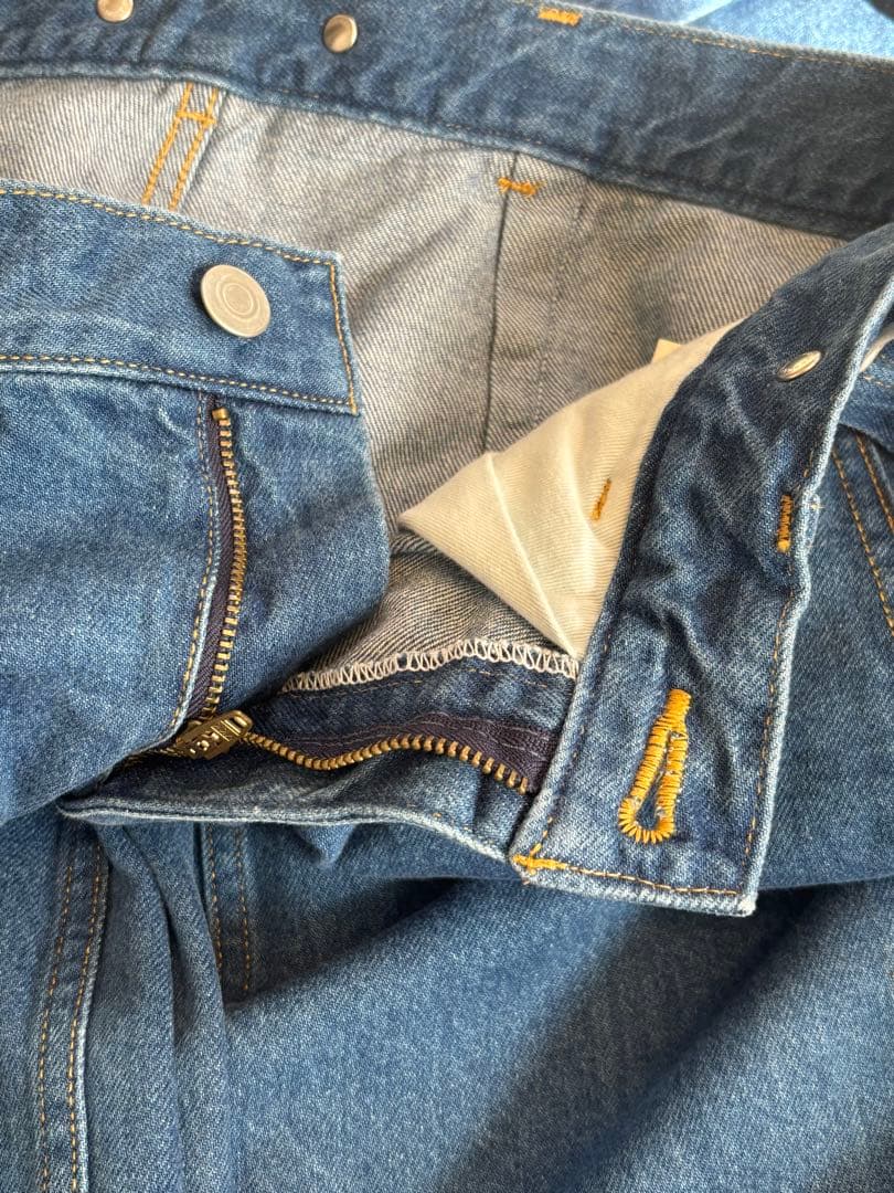 【大人気のGEMINI】ほぼ新品⭐︎サスペンダーデニムパンツ