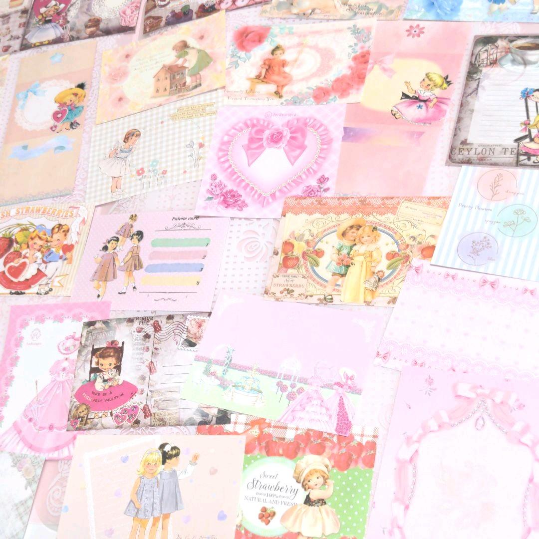 みんみ✩.*様ご確認用♥新作ガーリーレトロガール♥可愛いバラメモ♯619