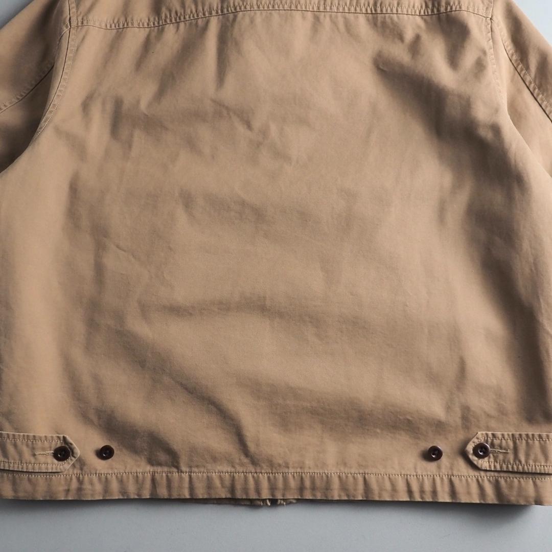 ラルフローレン　ブルゾン　スイングトップ　ベージュ　裏地チェック　美品