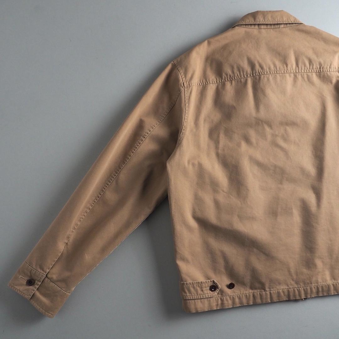 ラルフローレン　ブルゾン　スイングトップ　ベージュ　裏地チェック　美品