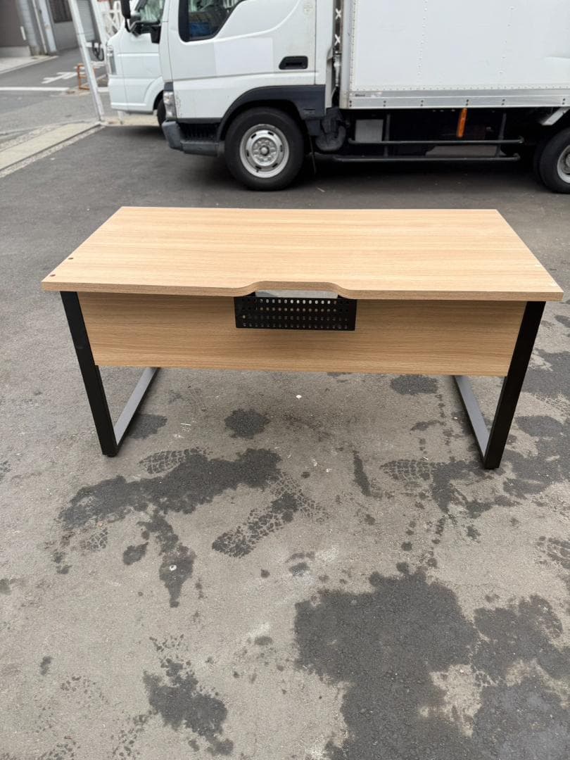 木製パソコンデスク ナチュラル Metio 244