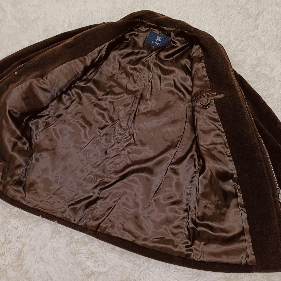 美品✨️BURBERRY LONDON　ウールコートアンゴラ混　XL　大きめ