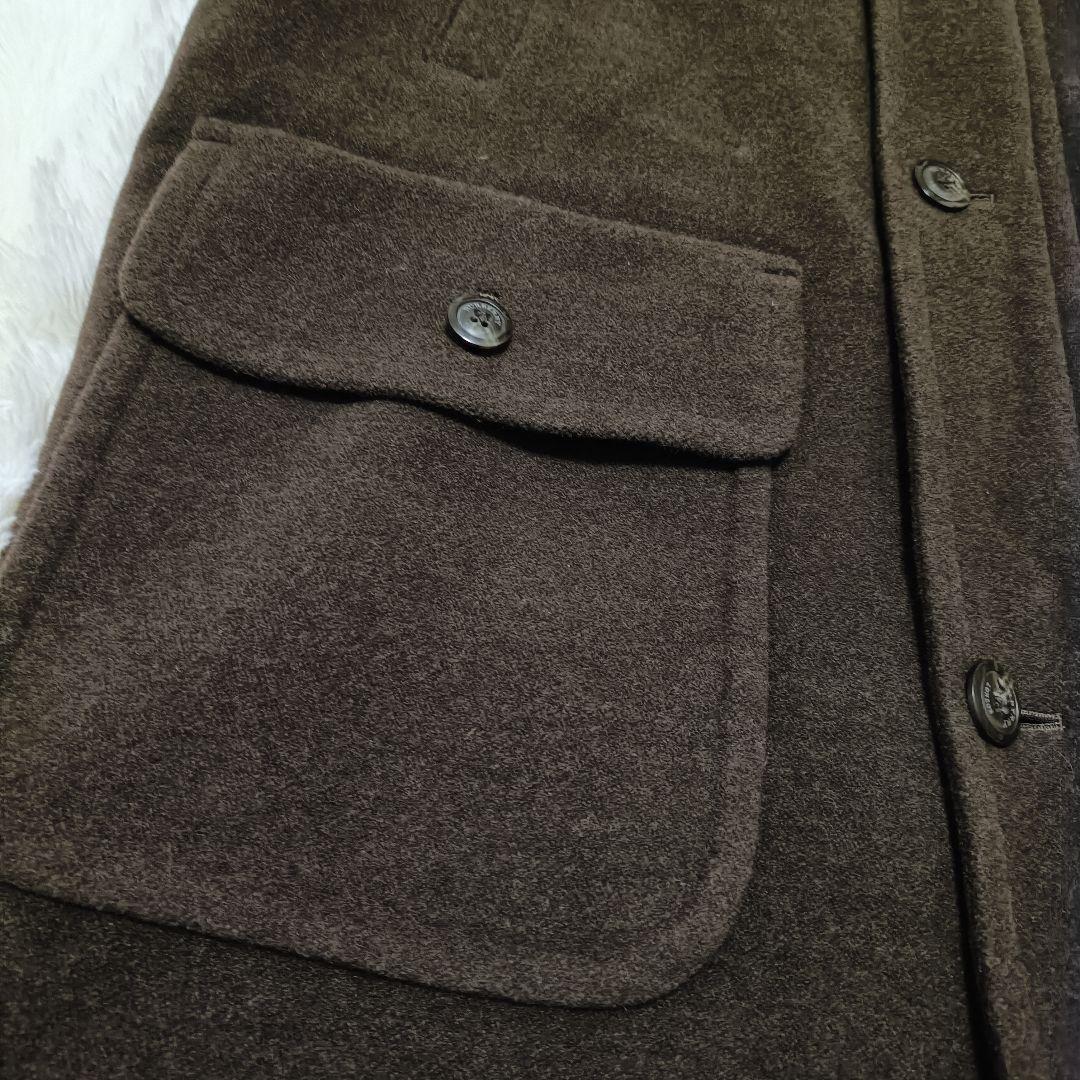 美品✨️BURBERRY LONDON　ウールコートアンゴラ混　XL　大きめ
