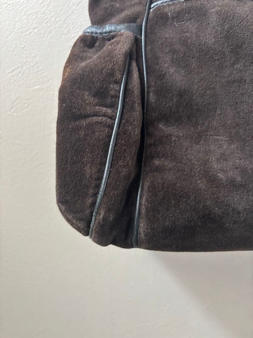 メ*6様 Juicy Couture ベロア トートバッグ ブラウン archi