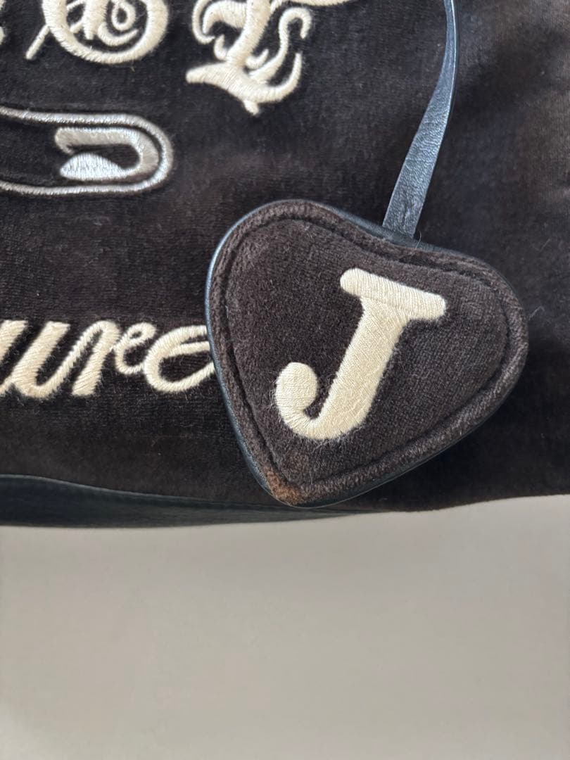 メ*6様 Juicy Couture ベロア トートバッグ ブラウン archi