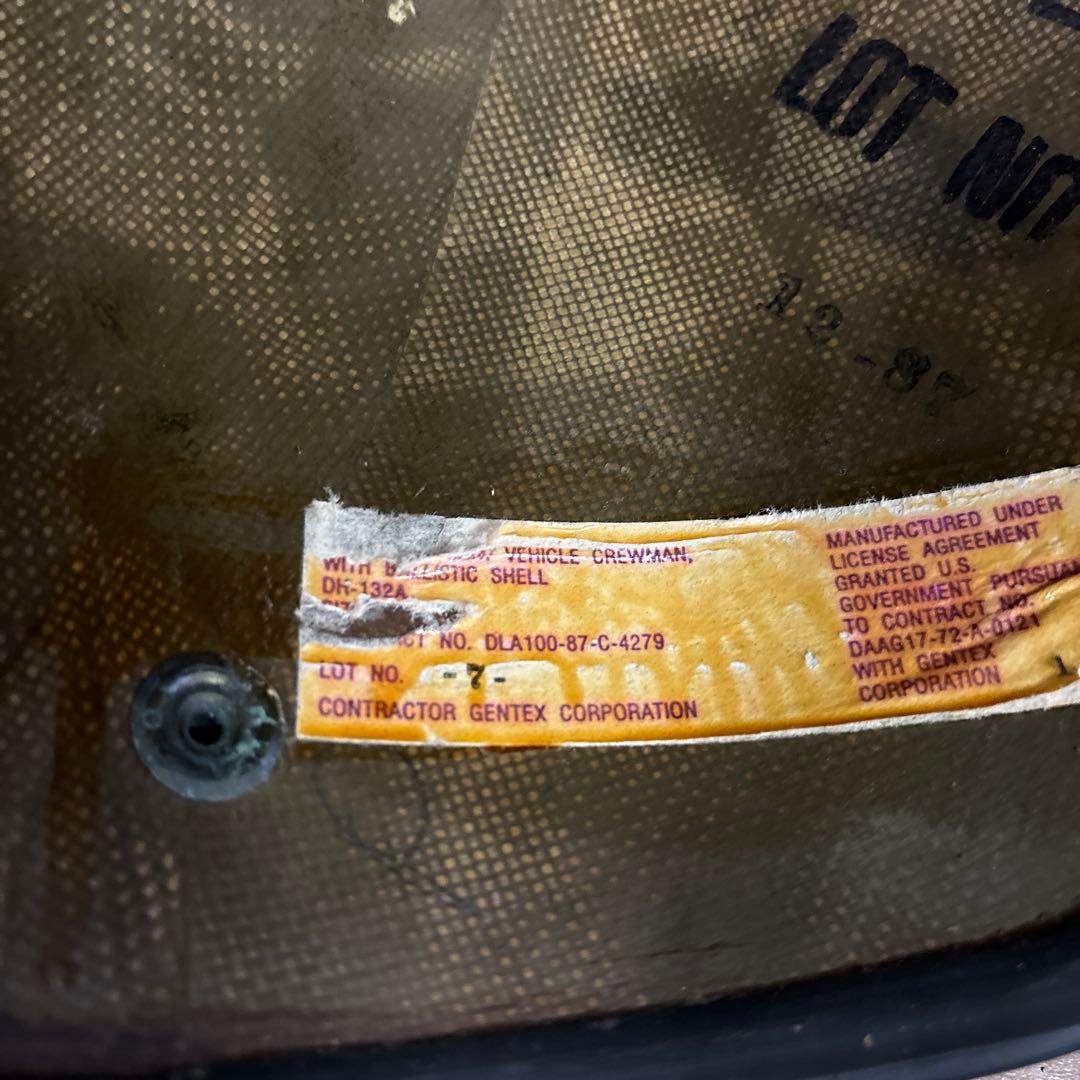 米軍　実物　CVC タンカース　ヘルメット　MEDIUM 送料無料　⑤