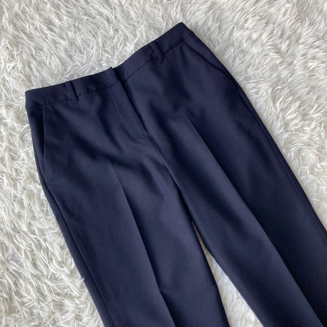 NATURAL BEAUTY BASIC ノーカラージャケット パンツスーツ M