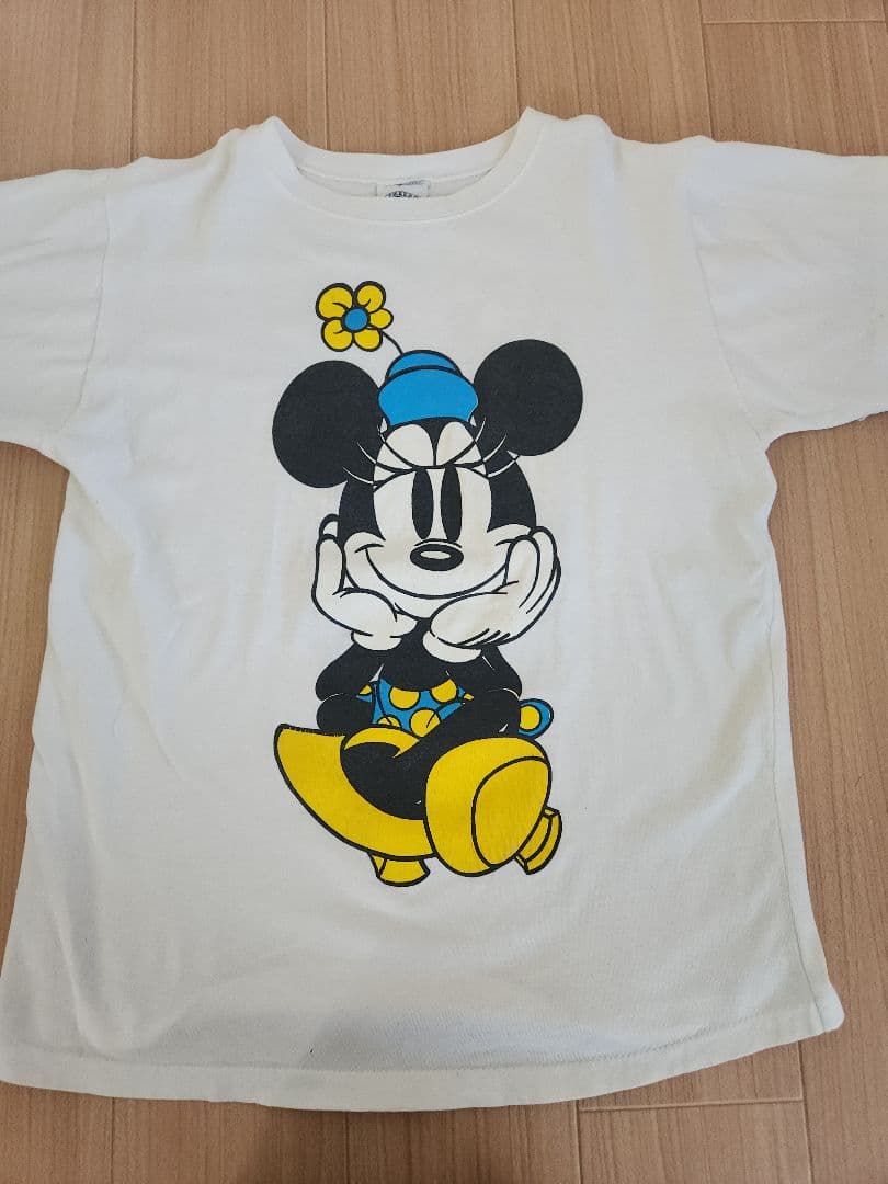 90s Disney ディズニー お座りミニー Tシャツ