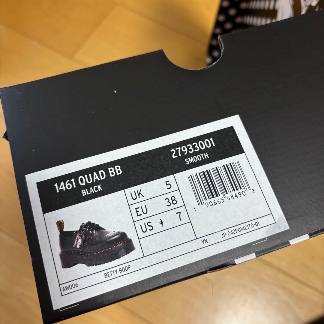 Dr.MartensドクターマーチンQUAD BETTY BOOP レディース靴