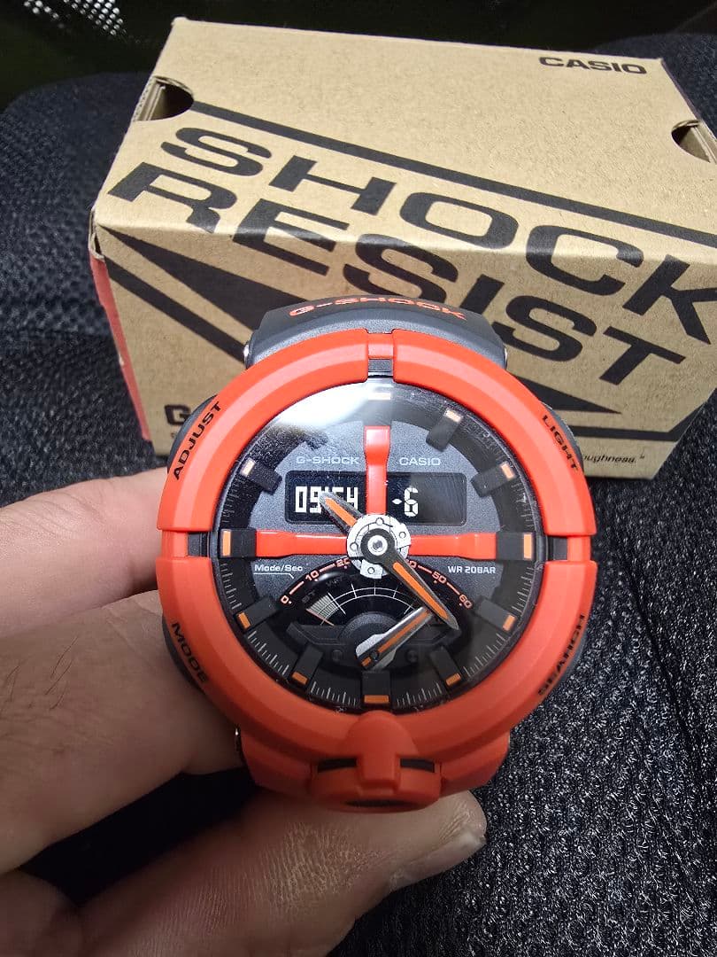 CASIO G-SHOCK オレンジ ショックレジスト