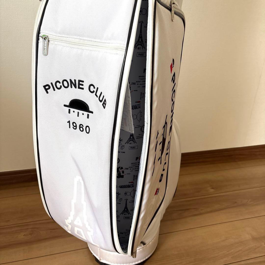 PICONE CLUB キャディバッグ ホワイト