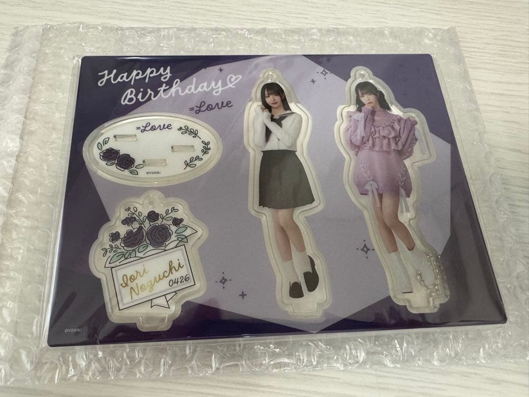 ＝LOVE イコラブ　野口衣織 生誕2024 アクスタ生写真セット