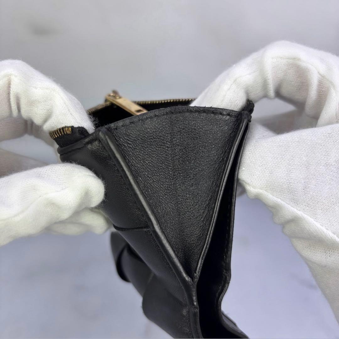 BOTTEGA VENETA　コンパクト財布　2つ折り　カセット