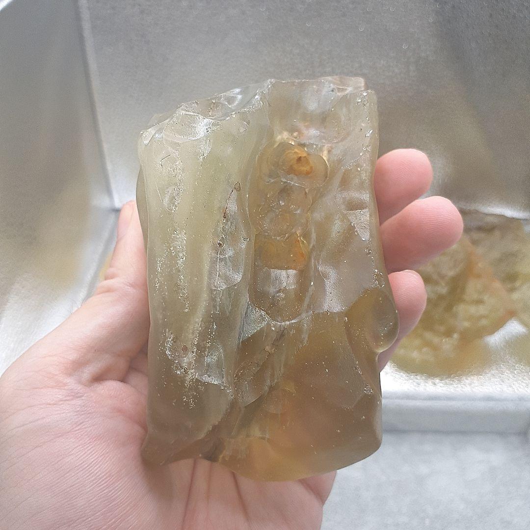 リビアングラス　原石　オールドストック