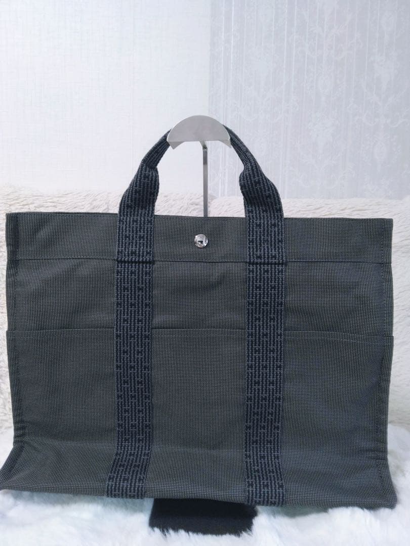 【極美品】HERMES エルメス エールラインMM　ハンドバッグ トートバッグ