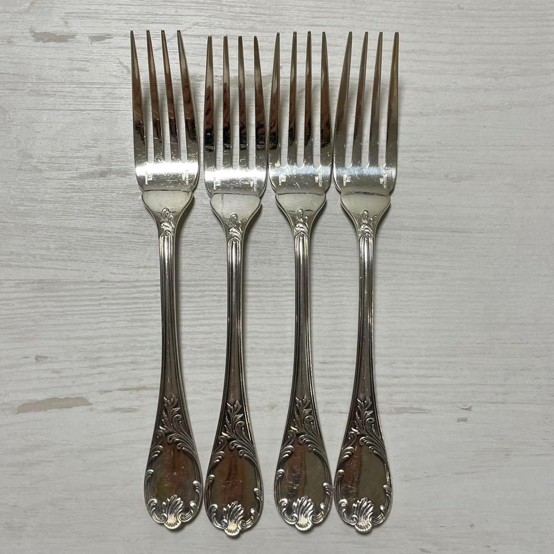 クリストフル✨マルリー✨フォーク 4本セット シルバーコーティング