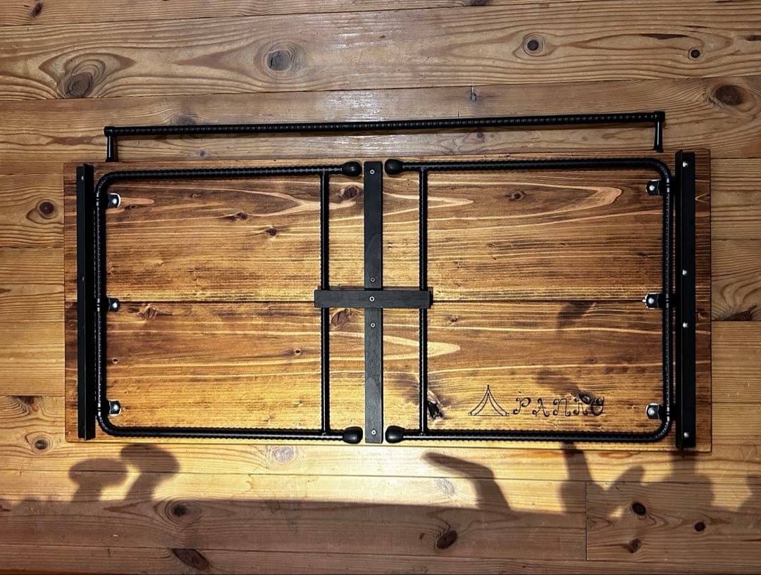 No.564 アイアンローテーブル オルテガテーブル　ネイティブ柄