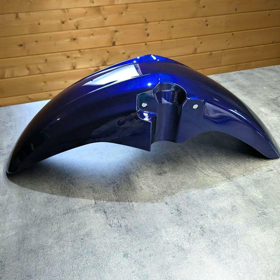 未使用品 SUZUKI GSX 1400 バイク フロントフェンダー ブルー