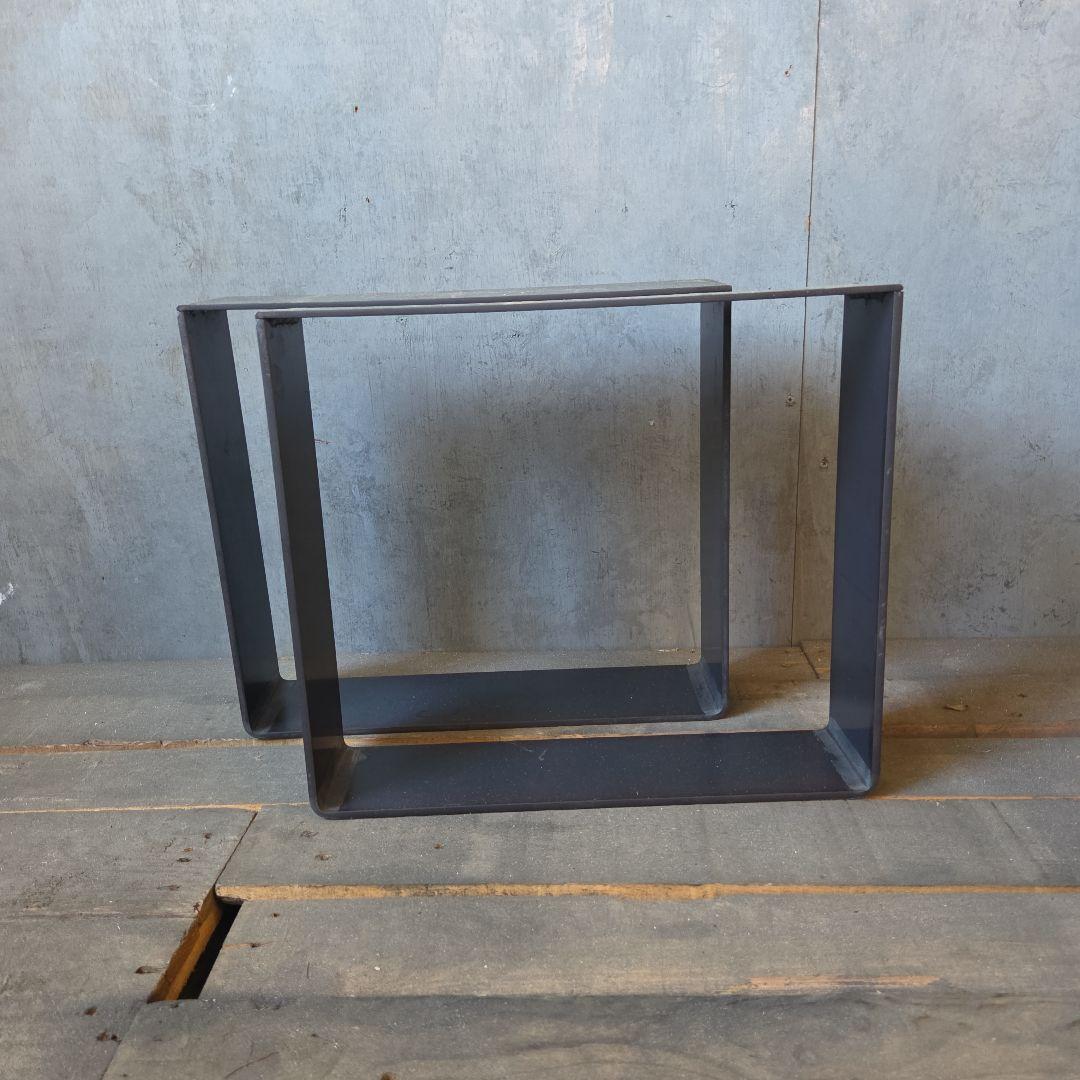 テーブル脚 　アイアン家具 鉄脚 アイアン脚　アイアンレッグ　黒皮鉄　無骨