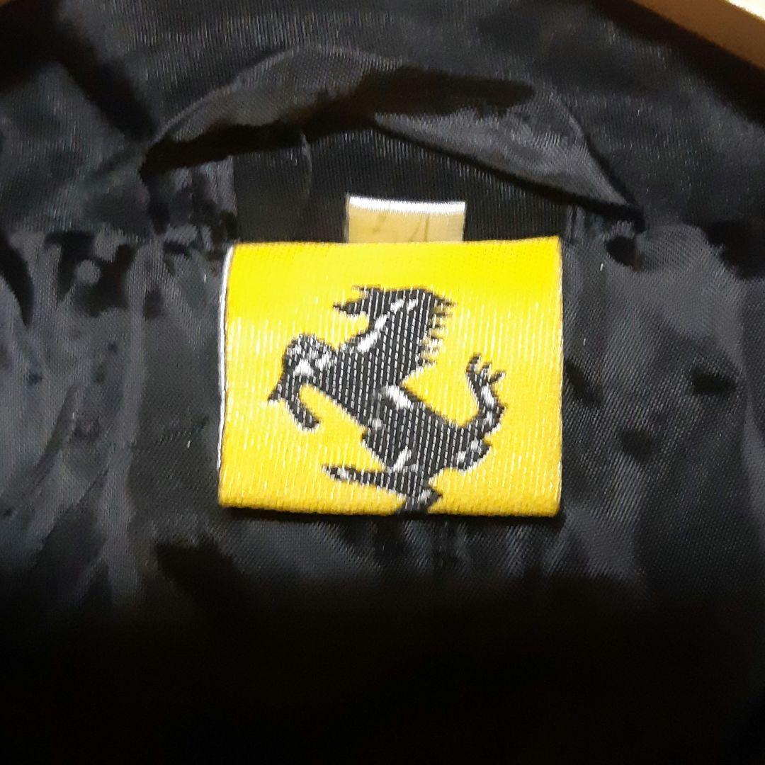 フェラーリ F1 Ferrari レーシングジャケット ブラックレッド L